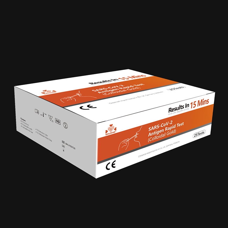 Prueba rápida de antígeno SARS-CoV-2 (oro coloidal)